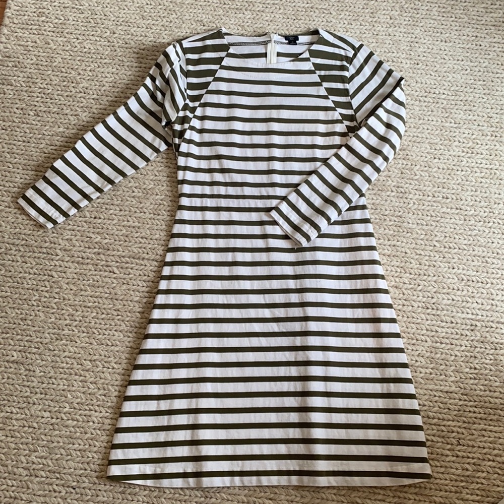 J. Crew Striped Cotton Dress